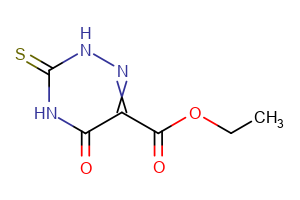 Ethyl 5-oxo-3-thioxo-2H-1,2,4-triazine-6-carboxylate