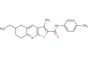 3-amino-6-ethyl-N-(4-methylphenyl)-5,6,7,8-tetrahydrothieno[2,3-b]quinoline-2-carboxamide