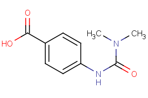 4-[(dimethylcarbamoyl)amino]benzoic acid