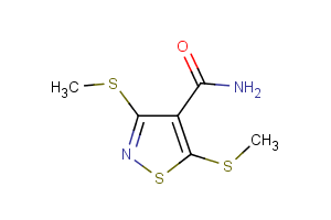 3,5-Di(methylthio)isothiazole-4-carboxamide