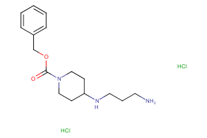 benzyl 4-[(3-aminopropyl)amino]piperidine-1-carboxylate dihydrochloride