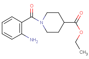 ethyl 1-[(2-aminophenyl)carbonyl]piperidine-4-carboxylate