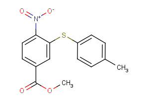 methyl 3-[(4-methylphenyl)sulfanyl]-4-nitrobenzoate