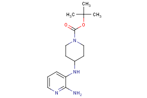 tert-butyl 4-[(2-aminopyridin-3-yl)amino]piperidine-1-carboxylate