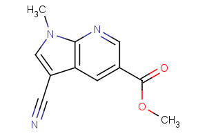 methyl 3-cyano-1-methyl-1H-pyrrolo[2,3-b]pyridine-5-carboxylate