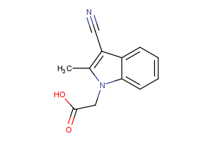 2-(3-Cyano-2-methyl-1H-indol-1-yl)acetic acid