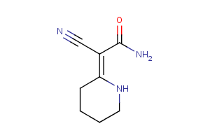 (2Z)-2-cyano-2-piperidin-2-ylideneacetamide