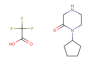 1-cyclopentyl-2-piperazinone trifluoroacetate