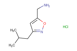 (3-Isobutylisoxazol-5-yl)methanamine hydrochloride