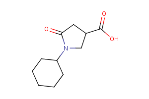 1-cyclohexyl-5-oxopyrrolidine-3-carboxylic acid