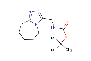 tert-butyl (6,7,8,9-tetrahydro-5H-[1,2,4]triazolo[4,3-a]azepin-3-ylmethyl)carbamate