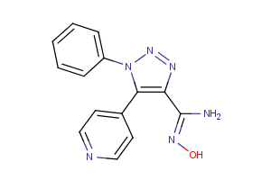 N’-hydroxy-1-phenyl-5-pyridin-4-yl-1H-1,2,3-triazole-4-carboximidamide