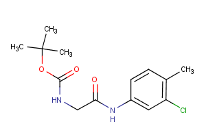 carbamic acid, [2-[(3-chloro-4-methylphenyl)amino]-2-oxoethyl]-, 1,1-dimethylethyl ester