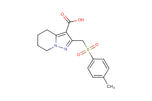 2-{[(4-methylphenyl)sulfonyl]methyl}-4,5,6,7-tetrahydropyrazolo[1,5-a]pyridine-3-carboxylic acid