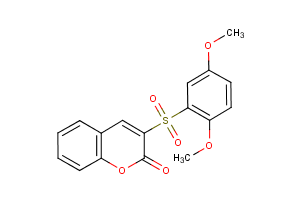 3-[(2,5-dimethoxyphenyl)sulfonyl]-2H-chromen-2-one