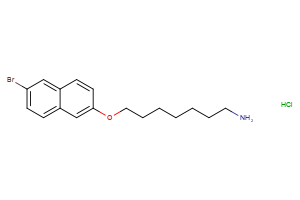 7-[(6-bromonaphthalen-2-yl)oxy]heptan-1-amine hydrochloride