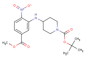 tert-butyl 4-{[5-(methoxycarbonyl)-2-nitrophenyl]amino}piperidine-1-carboxylate