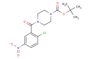 tert-butyl 4-[(2-chloro-5-nitrophenyl)carbonyl]piperazine-1-carboxylate