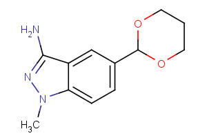 5-(1,3-dioxan-2-yl)-1-methyl-1H-indazol-3-amine