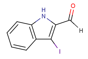 3-iodo-1H-indole-2-carbaldehyde