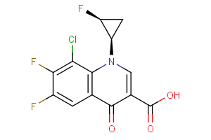 8-Chloro-6,7-difluoro-1-((1R,2S)-2-fluorocyclopropyl)-4-oxo-1,4-dihydroquinoline-3-carboxylic acid