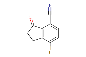7-Fluoro-3-oxo-2,3-dihydro-1H-indene-4-carbonitrile