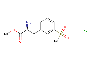 (S)-Methyl 2-amino-3-(3-(methylsulfonyl)phenyl)propanoate hydrochloride