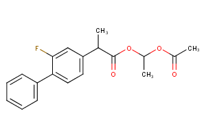 1-Acetoxyethyl 2-(2-fluoro-[1,1′-biphenyl]-4-yl)propanoate
