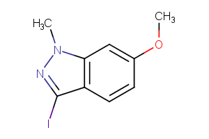 3-Iodo-6-methoxy-1-methyl-1H-indazole