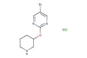 5-Bromo-2-(piperidin-3-yloxy)pyrimidine hydrochloride