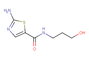 2-Amino-N-(3-hydroxypropyl)thiazole-5-carboxamide