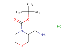 tert-Butyl 3-(aminomethyl)morpholine-4-carboxylate hydrochloride