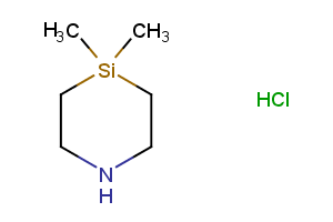 4,4-Dimethyl-1,4-azasilinane hydrochloride