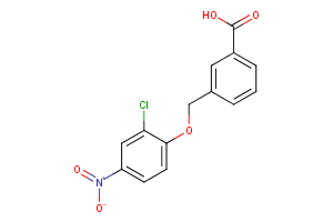 3-((2-Chloro-4-nitrophenoxy)methyl)benzoic acid