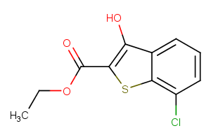 Ethyl 7-chloro-3-hydroxybenzo[b]thiophene-2-carboxylate