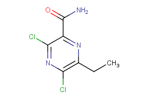 3,5-Dichloro-6-ethylpyrazine-2-carboxamide