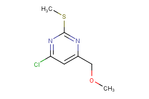 4-Chloro-6-(methoxymethyl)-2-(methylthio)pyrimidine