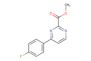 Methyl 4-(4-fluorophenyl)pyrimidine-2-carboxylate