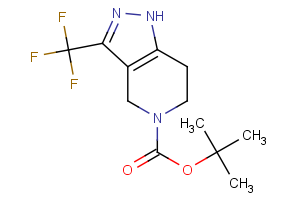 tert-butyl 3-(trifluoromethyl)-1H,4H,5H,6H,7H-pyrazolo[4,3-c]pyridine-5-carboxylate