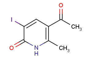 5-acetyl-3-iodo-6-methyl-1,2-dihydropyridin-2-one