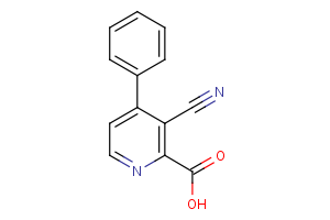 3-cyano-4-phenylpyridine-2-carboxylic acid