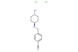4-({[(1r,4r)-4-aminocyclohexyl]amino}methyl)benzonitrile dihydrochloride