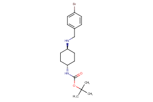 tert-Butyl (1R,4R)-4-(4-bromobenzylamino)cyclohexylcarbamate