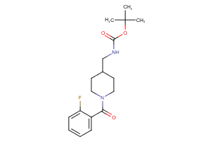 tert-butyl N-{[1-(2-fluorobenzoyl)piperidin-4-yl]methyl}carbamate