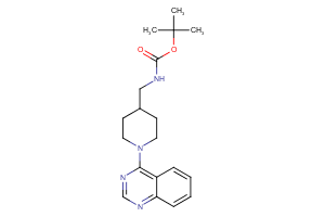 tert-Butyl N-[1-(quinazolin-4-yl)piperidin-4-yl]methyl carbamate