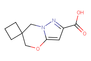 5′,7′-dihydrospiro[cyclobutane-1,6′-pyrazolo[3,2-b][1,3]oxazine]-2′-carboxylic acid