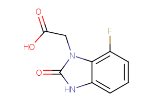 2-7-Fluoro-2-oxo-2,3-dihydrobenzo[d]imidazol-1-yl acetic acid