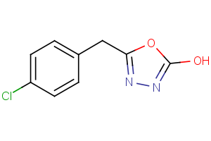 5-[(4-chlorophenyl)methyl]-1,3,4-oxadiazol-2-ol