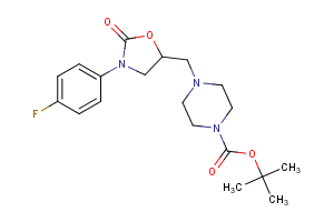 tert-butyl 4-{[3-(4-fluorophenyl)-2-oxo-1,3-oxazolidin-5-yl]methyl}piperazine-1-carboxylate