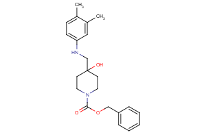 benzyl 4-{[(3,4-dimethylphenyl)amino]methyl}-4-hydroxypiperidine-1-carboxylate